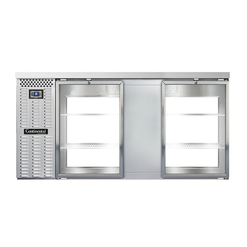 Continental Refrigerator BB69SNGDPT Back Bar Cabinet, Refrigerated, Pass-Thru