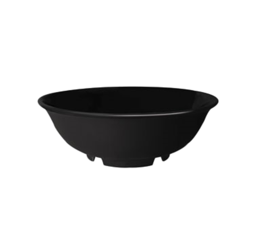 G.E.T. M-810-BK Black Elegance 6-1/2" 24 oz. Black Melamine Bowl | Case of 12