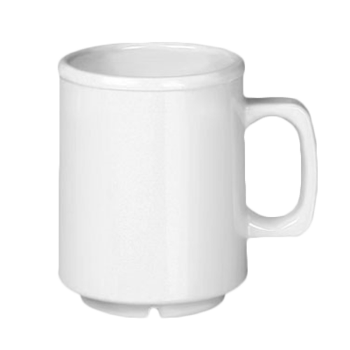 Thunder Group CR9010W White 8 oz. Mug | Case of 12