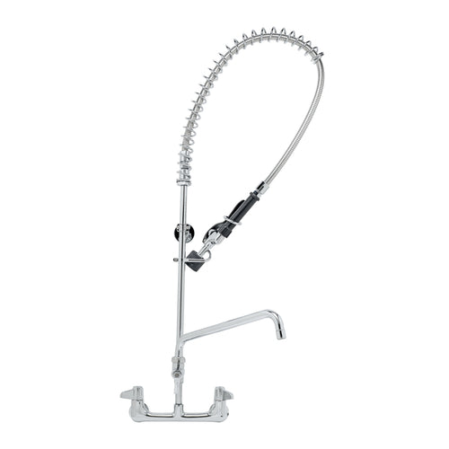 T&S Brass 5PR-8W12-C 8" Center Wall Mount Prerinse Unit w/12" Faucet