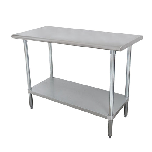 Advance Tabco MSLAG-240-X Stainless Steel Work Table w/ Adjustable Undershelf | 30" x 24"