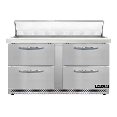 Continental Refrigerator D60N16-FB-D Refrigerated Counter, Sandwich / Salad Unit
