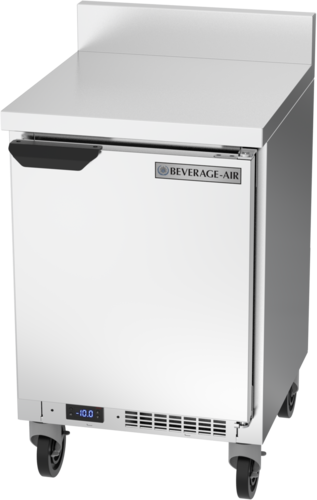 Beverage Air WTF20HC-FIP 20" Shallow Depth Worktop Freezer w/ 4" Foamed-In Backsplash | 2.27 Cu. Ft.