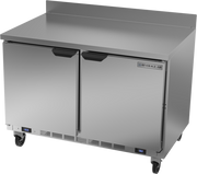 Beverage Air WTFR48AHC 48" 2 Door Dual Temp Worktop Freezer Refrigerator | 10.62 Cu. Ft.