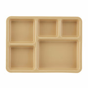 Cambro 1411CP Tray-on-Tray 5 Compartment Meal Delivery Tray | 14” x 11”