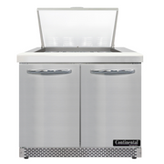 Continental Refrigerator D36N12M-FB Refrigerated Counter, Mega Top Sandwich / Salad Unit