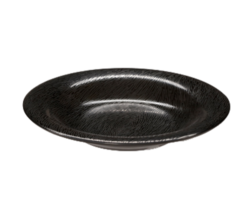 G.E.T. B-1391-BK Etchedware Black 16 1/4 oz Melamine Soup Bowl | Case of 24