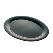 Thunder Group 22" x 16-1/2" Black Pearl Melamine Platter | Model No. RF2224BW