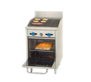 Comstock-Castle F318-2RB 24" Gas Charbroiler Range w/ Space Saver Oven | 75,000 BTU