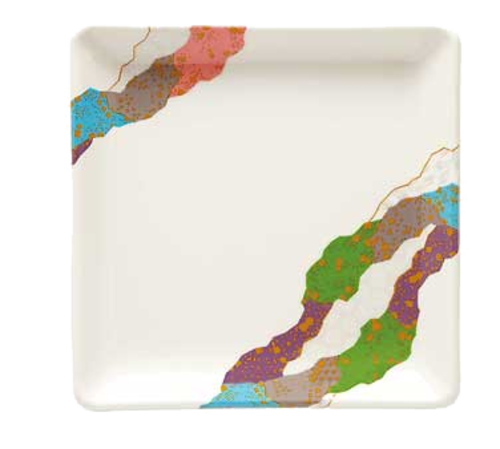 G.E.T. 252-18-CO Contemporary 7" Square Dish | Case of 12