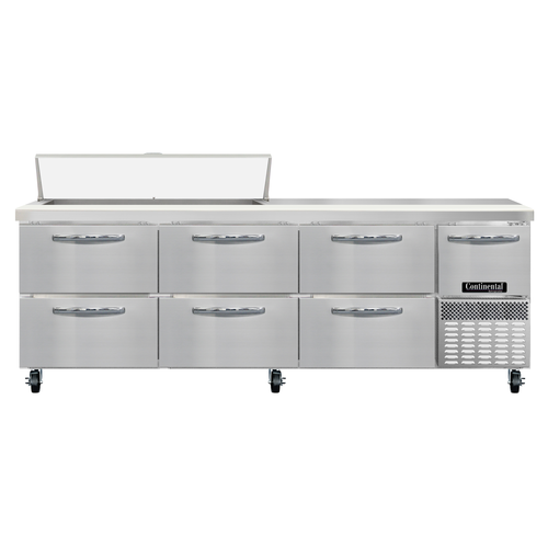 Continental Refrigerator RA93N12-D Refrigerated Counter, Sandwich / Salad Unit