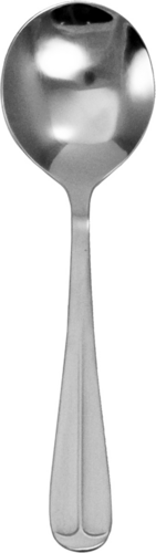 International Tableware OX-113 6" Bouillon Spoon | Case of 12