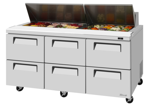 Turbo Air TST-72SD-D6-N Sandwich / Salad Prep Table