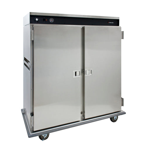 Cres Cor CCB120A 2-Door Mobile Heated Banquet Cabinet | 120 Plate Capacity