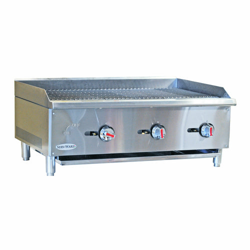 Serv-Ware SCBS-36 Countertop Gas Charbroiler
