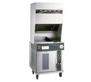 Wells WVO-2HFG 42" Electric Ventless Range w/ 2-French Plates 18" Griddle & Oven Base | 208/240V