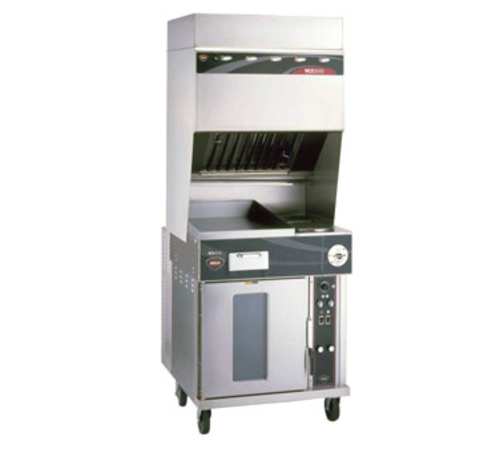 Wells WVO-2HFG 42" Electric Ventless Range w/ 2-French Plates 18" Griddle & Oven Base | 208/240V