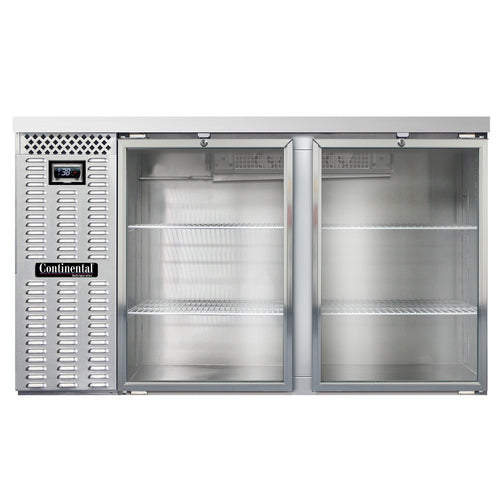 Continental Refrigerator BB59NGD Back Bar Cabinet, Refrigerated