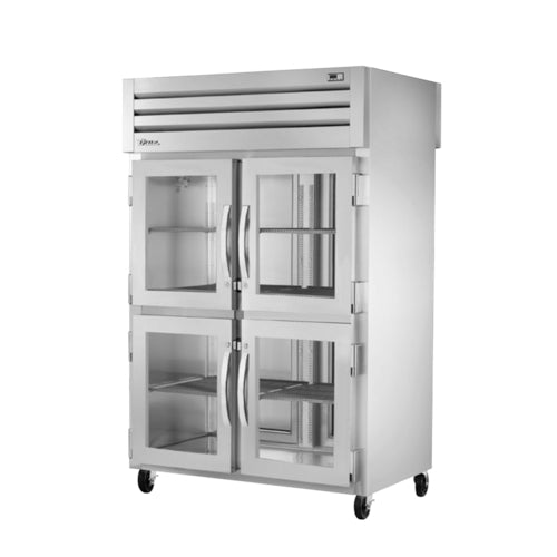True Mfg. STG2RPT-4HG-2S-HC Pass-Thru Refrigerator
