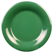 Thunder Group CR005GR Green 5 1/2" Wide Rim Plate | Case of 12