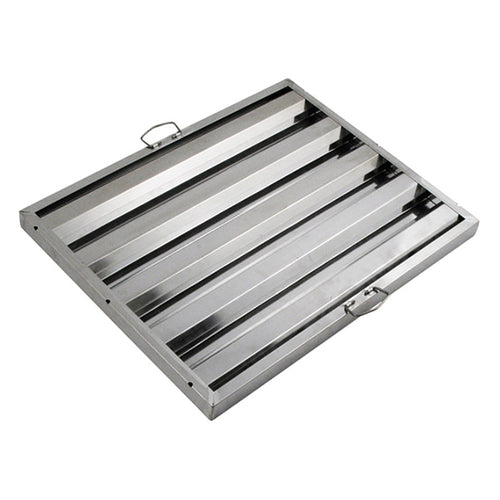 Winco HFS-2025 20" x 25" Range Hood Grease Filter | Stainless Steel