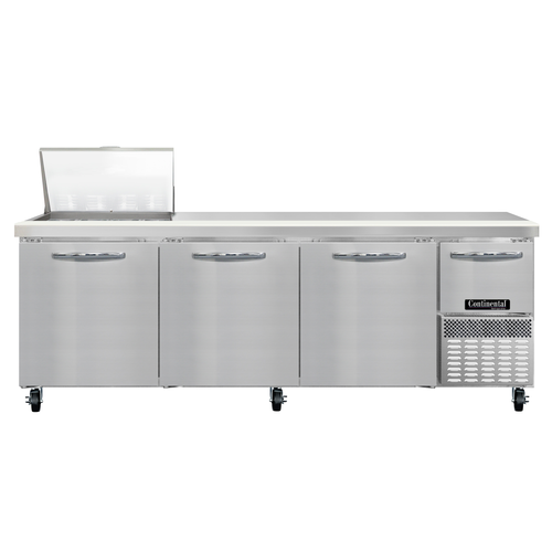 Continental Refrigerator RA93N12M Refrigerated Counter, Mega Top Sandwich / Salad Unit