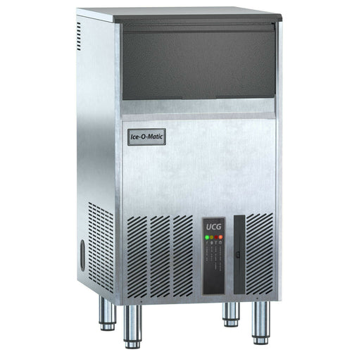 Ice-O-Matic UCG130A 121 lb. Air Cooled Gourmet Cube Undercounter Ice Machine w/ 48 1/2 lb. Bin