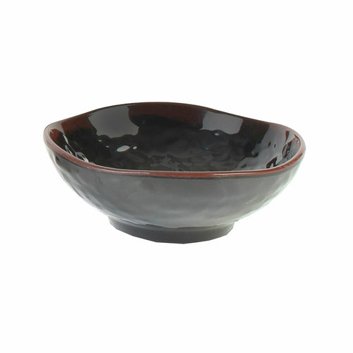 Thunder Group 3705TM 4 3/4" Wave Rice Bowl, Tenmoku 7 oz. | Case of 12