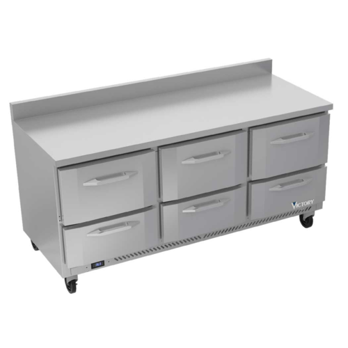 Victory VWRD72HC-6 Worktop Refrigerator