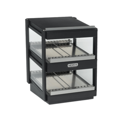 Nemco 6480-30S 30” Dual Slanted Shelf Countertop Heated Merchandiser | 1,460 Watts
