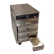 Carter-Hoffmann VCNH3W3S Vertical Crisp N Hold Cabinet | (9) 1/2 Size x 4" Deep Pan Capacity