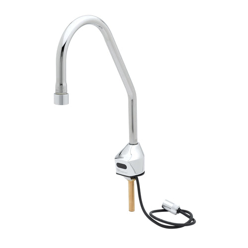 T&S Brass EC-3100-LF22-SB ChekPoint Single Hole Deck Mount Touchless Faucet w/ Surgical Bend Nozzle