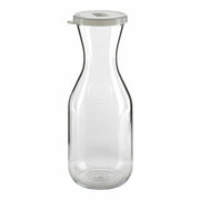 Cambro WW1000CW135 Camliter 1 Liter Plastic Beverage Decanter w/ Lid