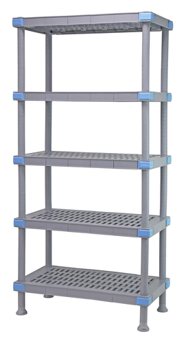 Quantum QP214274VS-5 Shelving Unit, All Plastic
