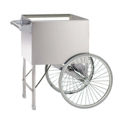 Gold Medal 2148ST Stainless Steel Steerable Popcorn Wagon