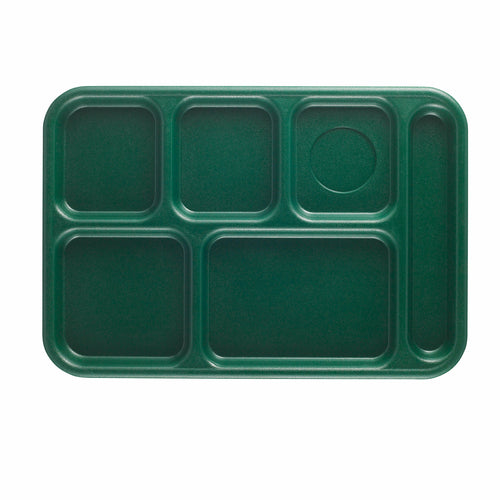 Cambro BCT1014 6 Compartment Budget School Tray | 10" x 14-1/2"