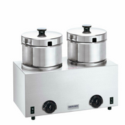 Server 81200 Twin 5 qt. Countertop Soup Warmer / Rethermalizer | 1000 Watt