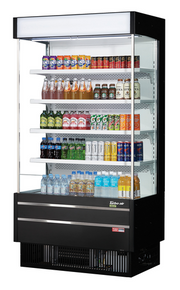 Turbo Air TOM-40SEW(B)-N Open Air Merchandiser