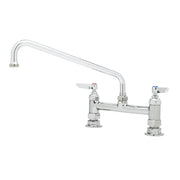 T&S Brass B-0221 8" Center Deck Mount Faucet w/12" Spout