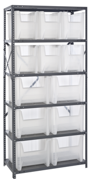 Quantum QSBU-600800CL Shelving Unit, Solid Flat