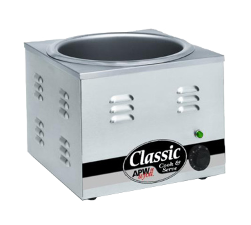APW Wyott CW-1B 11 Qt. Electric Countertop Round Food Warmer | 800 Watt