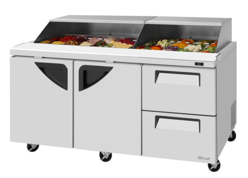Turbo Air TST-72SD-LRD2-N-SL Sandwich / Salad Prep Table