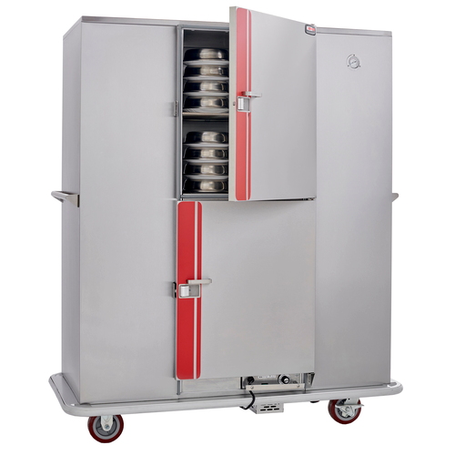 Carter-Hoffmann BB200D Classic Mobile Heated Banquet Cart | 200 Plate Capacity