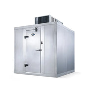 AmeriKooler QF081077**FBSM-O 8' x 10' x 7' -7" Outdoor Walk-In Freezer w/ Aluminum Floor & Top Mount Compressor