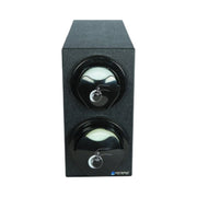 San Jamar L2912BK Countertop Black Lid Dispenser (Closeout)