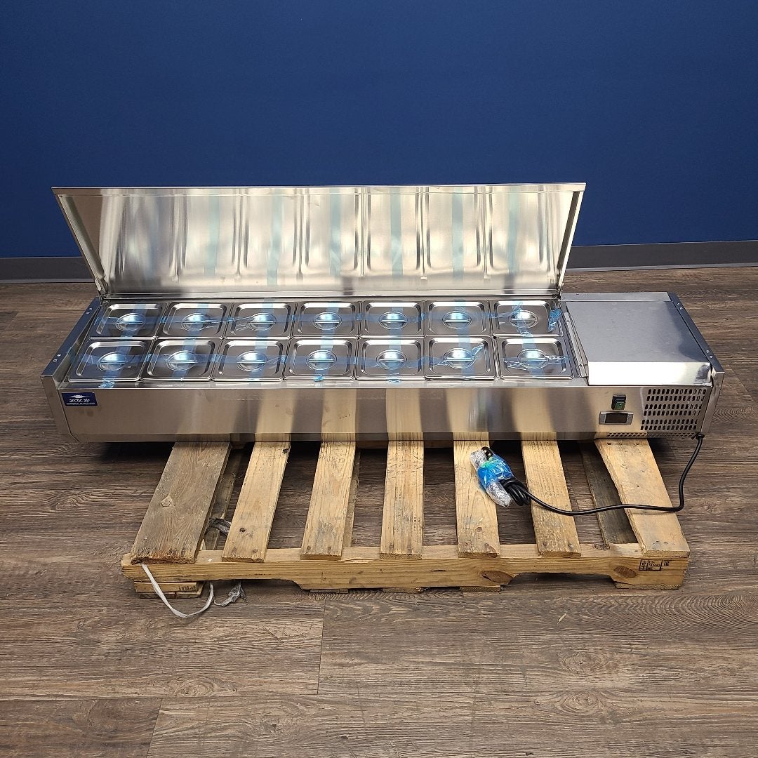 Arctic Air ACP63 63" Refrigerated Countertop Condiment Prep Station (Scratch & Dent 1083)