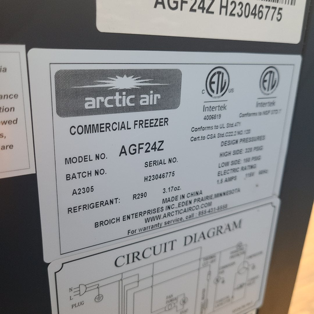 Arctic Air AGF24 24" Glass Froster (Scratch & Dent 6775)
