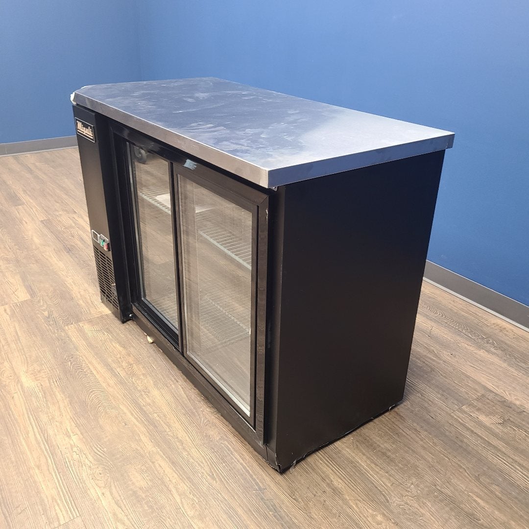 Migali C-BB48SG-HC 2 Sliding Glass Door Back Bar Cooler (Scratch & Dent 5570)