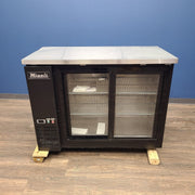 Migali C-BB48SG-HC 48" 2 Sliding Glass Door Back Bar Cooler (Scratch & Dent 2408)
