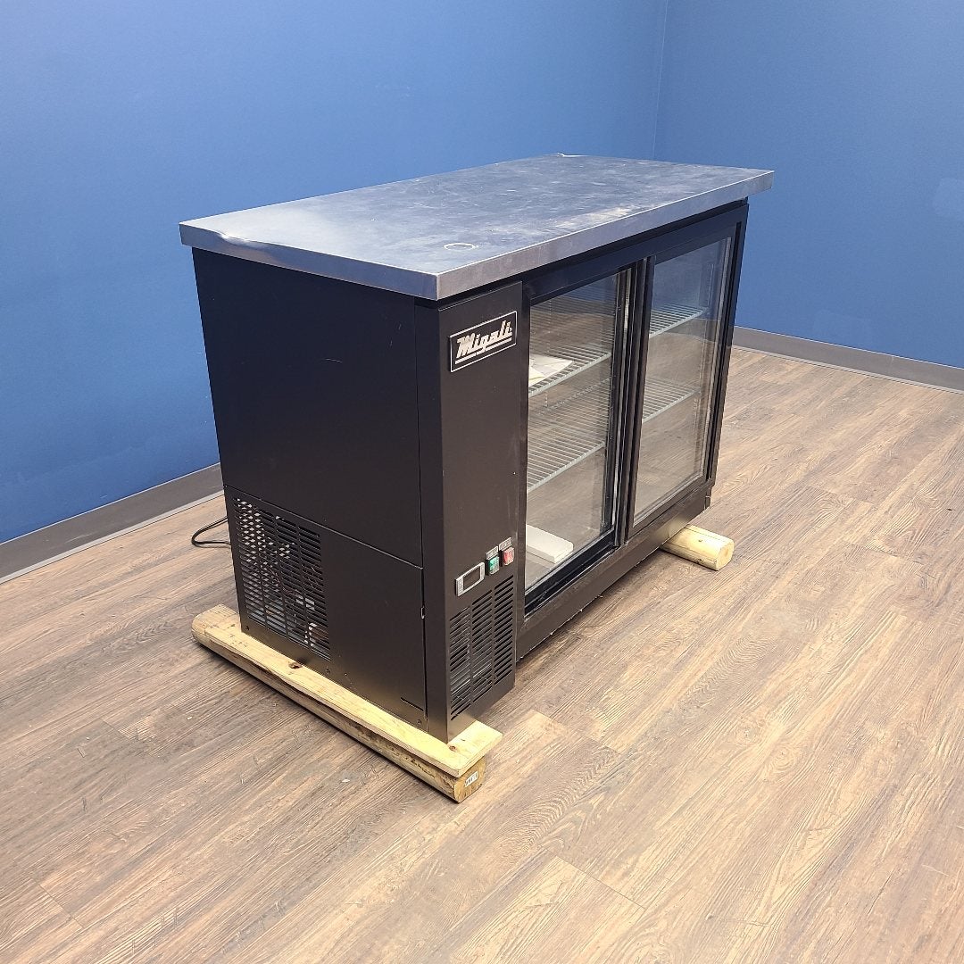 Migali C-BB48SG-HC 48" 2 Sliding Glass Door Back Bar Cooler (Scratch & Dent 2408)